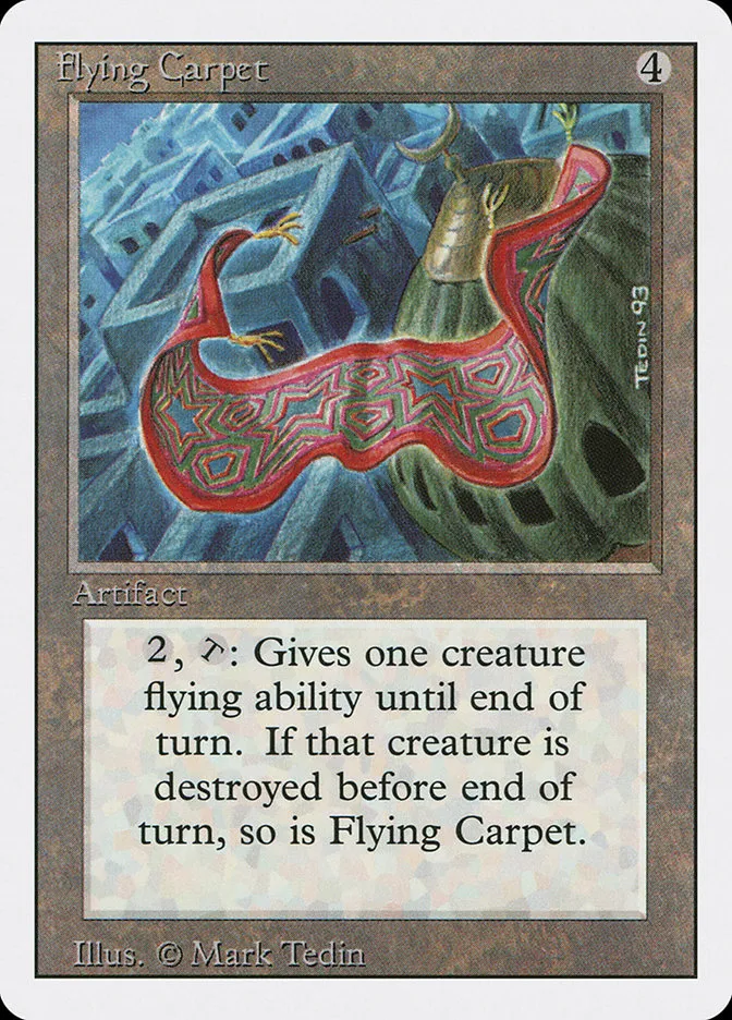 1994 Revised Edition Flying Carpet #248 rare card image