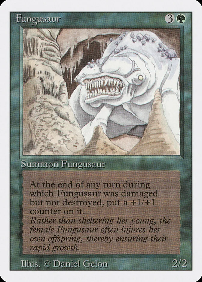1994 Revised Edition Fungusaur rare #197 rare card image
