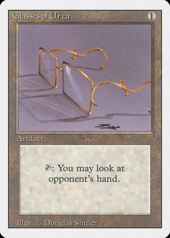 1994 Revised Edition Glasses of Urza uncommon #249 uncommon card image