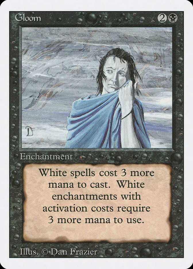 1994 Revised Edition Gloom uncommon #113 uncommon card image