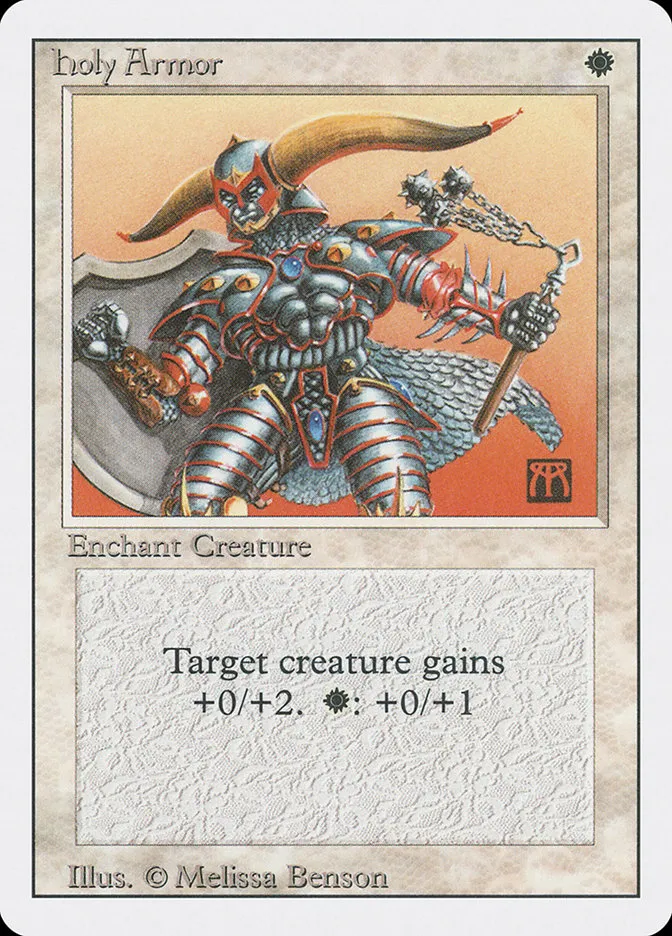 1994 Revised Edition Holy Armor common #23 common card image