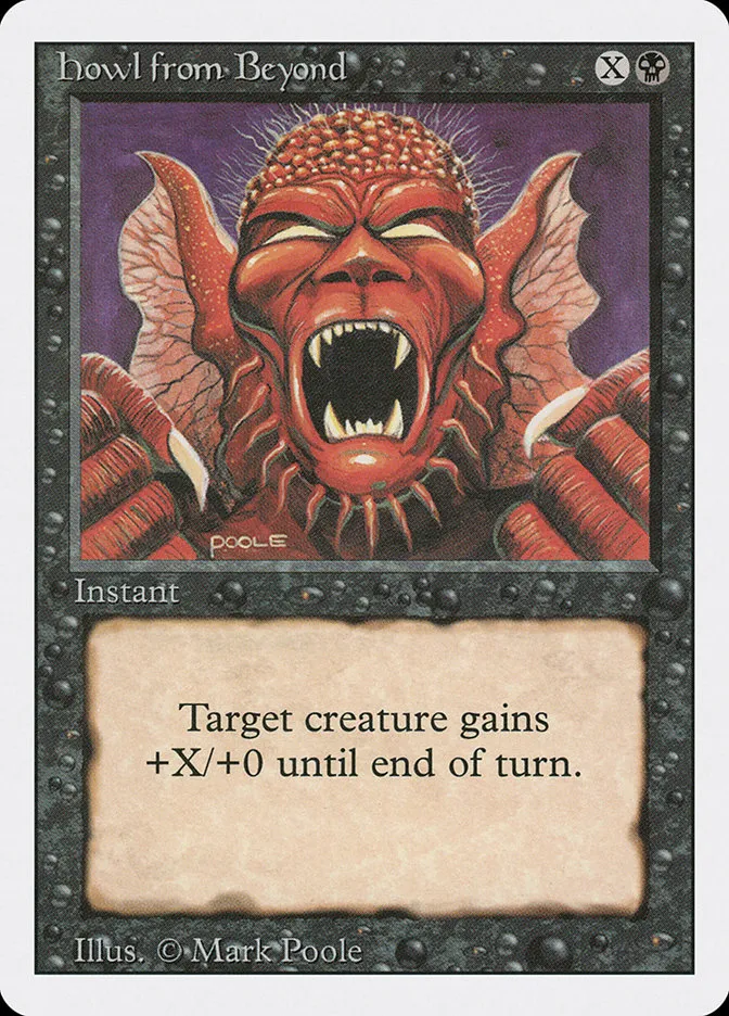 1994 Revised Edition Howl from Beyond common #114 common card image