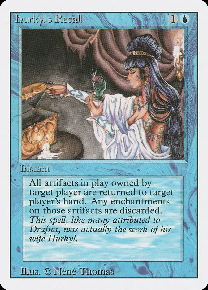 1994 Revised Edition Hurkyl's Recall #60 rare card image