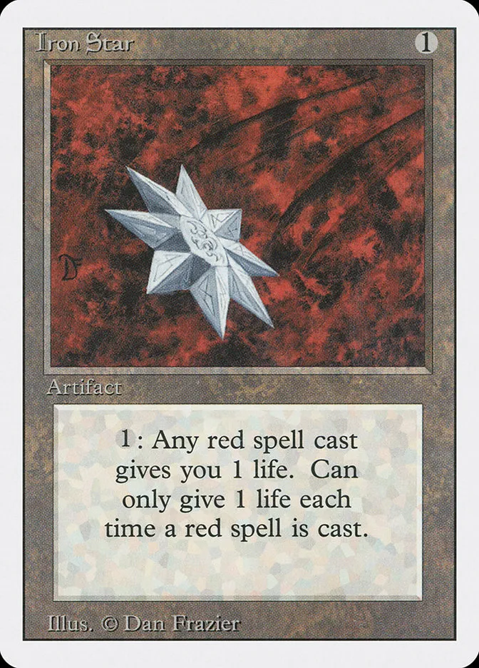 1994 Revised Edition Iron Star uncommon #252 uncommon card image