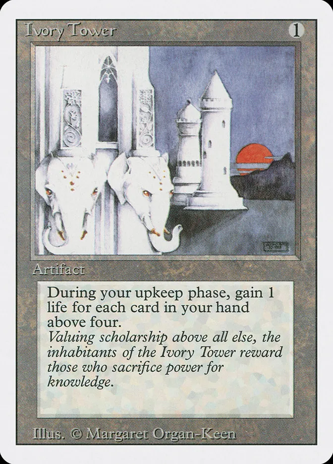 1994 Revised Edition Ivory Tower #254 rare card image