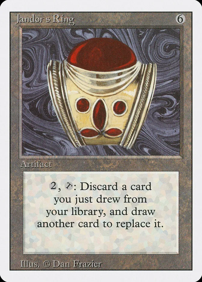 1994 Revised Edition Jandor's Ring #256 rare card image