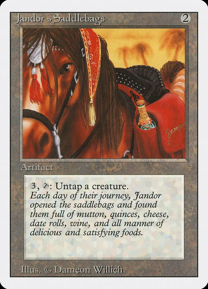 1994 Revised Edition Jandor's Saddlebags #257 rare card image