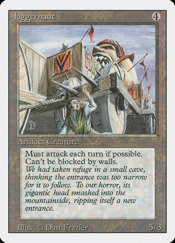 1994 Revised Edition Juggernaut #259 uncommon card image