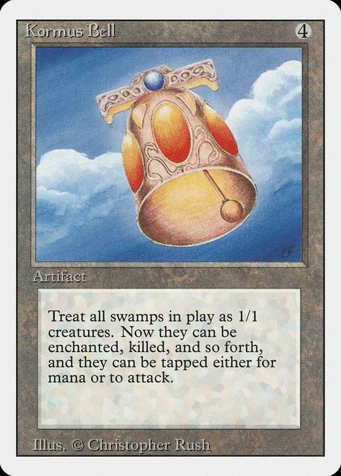 1994 Revised Edition Kormus Bell rare #260 rare card image