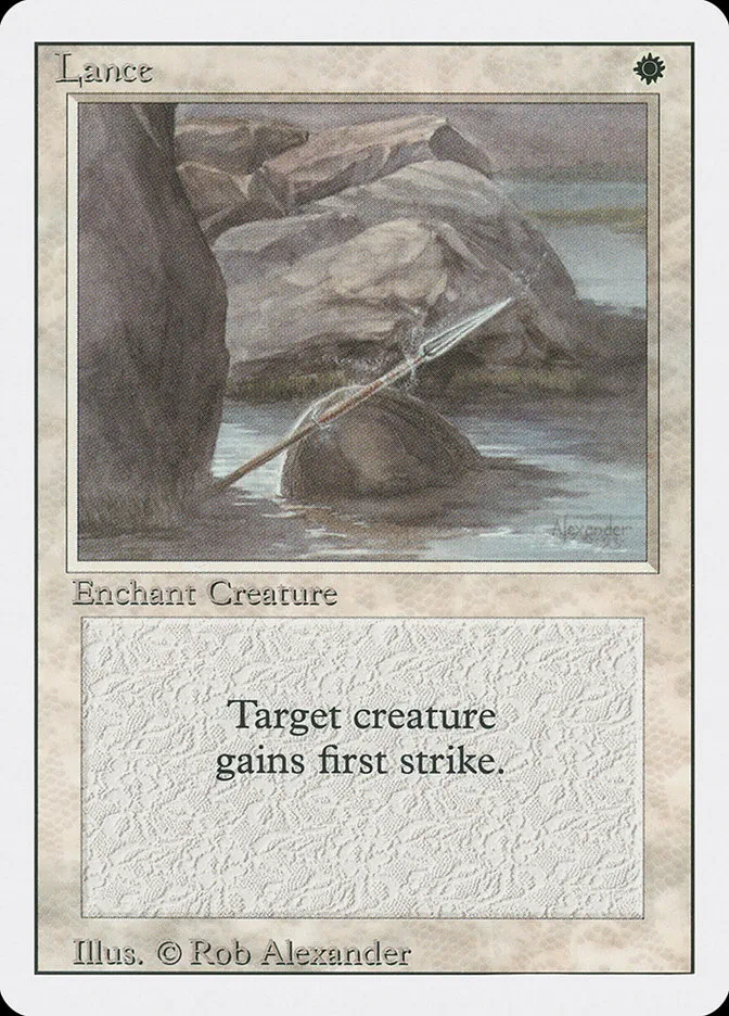 1994 Revised Edition Lance uncommon #27 uncommon card image