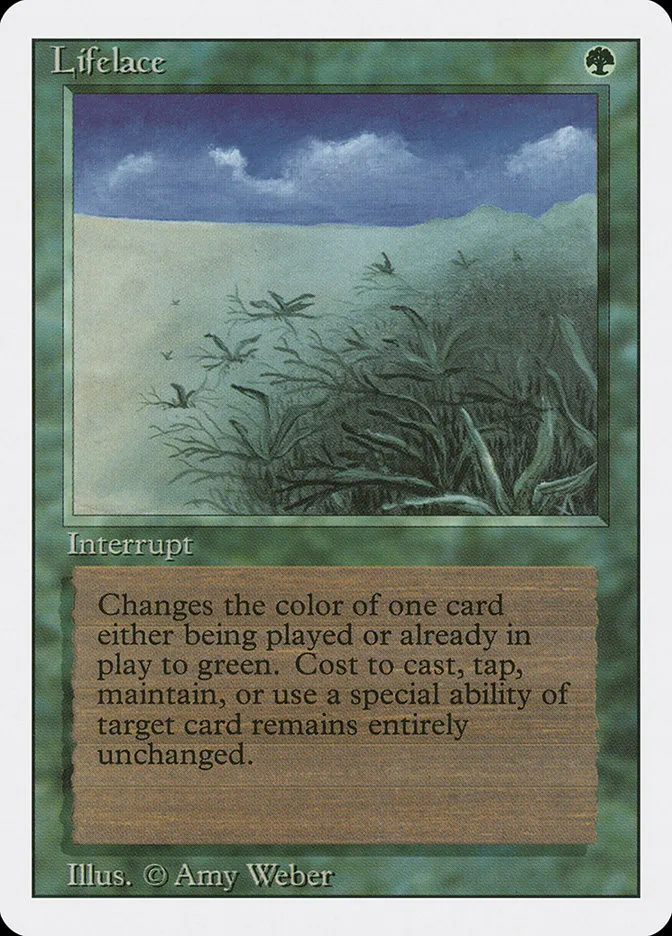 1994 Revised Edition Lifelace rare #208 rare card image