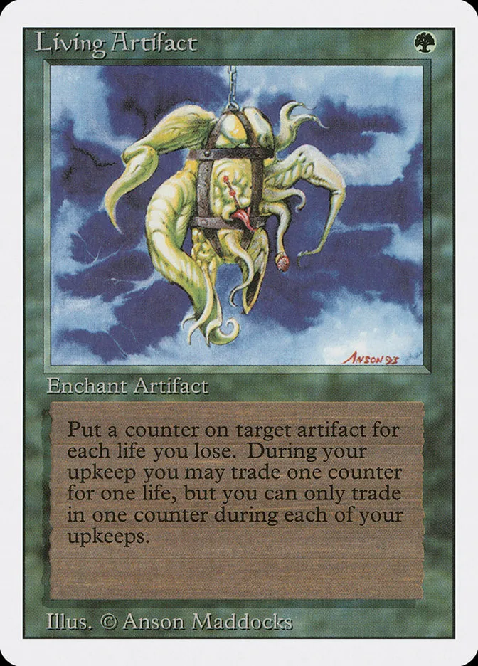 1994 Revised Edition Living Artifact rare #209 rare card image