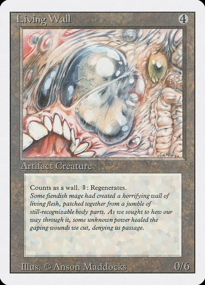 1994 Revised Edition Living Wall uncommon #262 uncommon card image