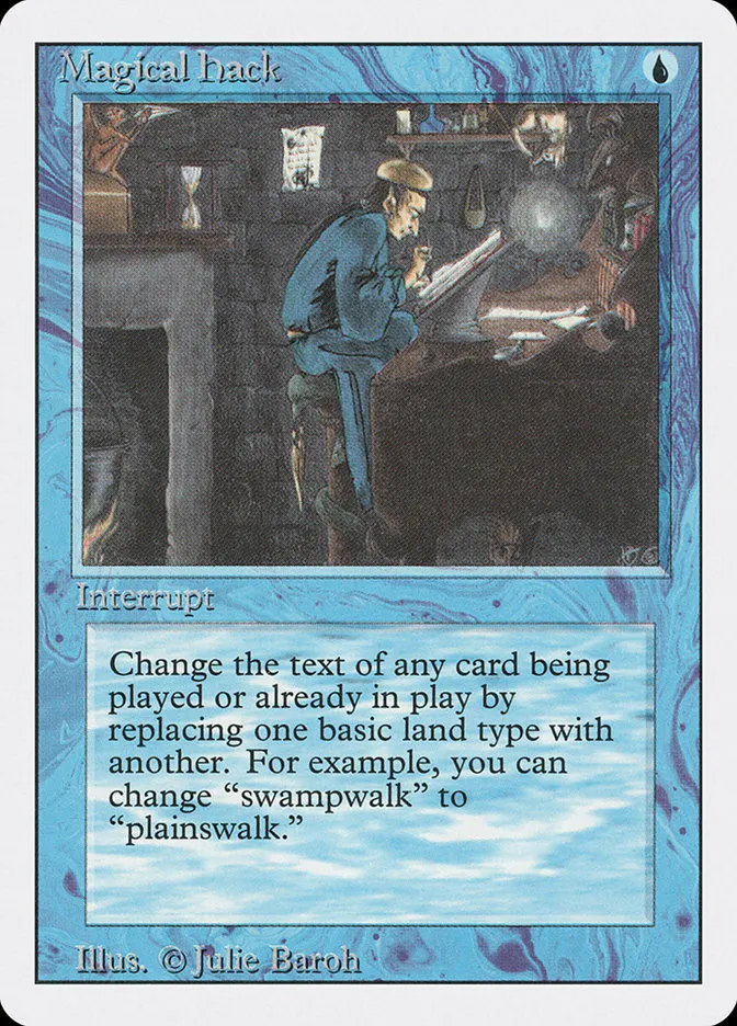 1994 Revised Edition Magical Hack rare #65 rare card image