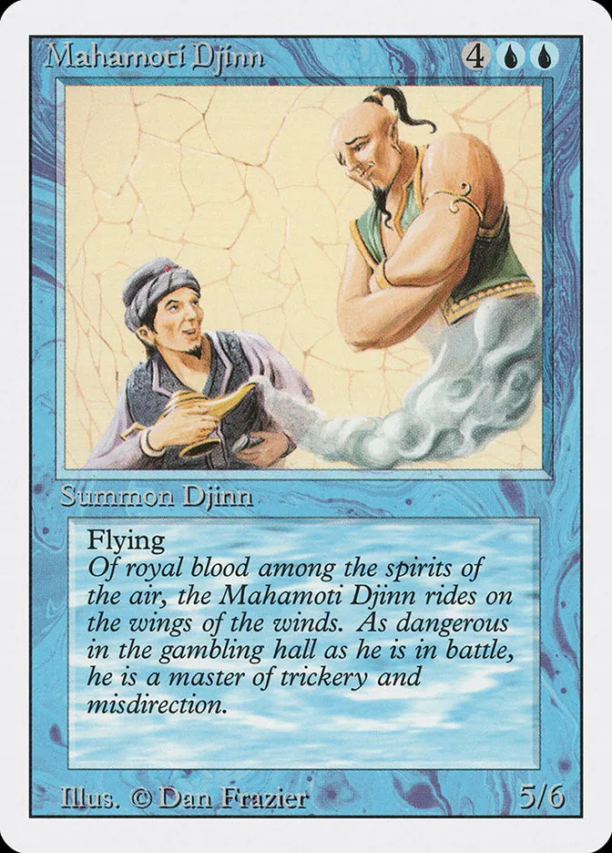 1994 Revised Edition Mahamoti Djinn rare #66 rare card image