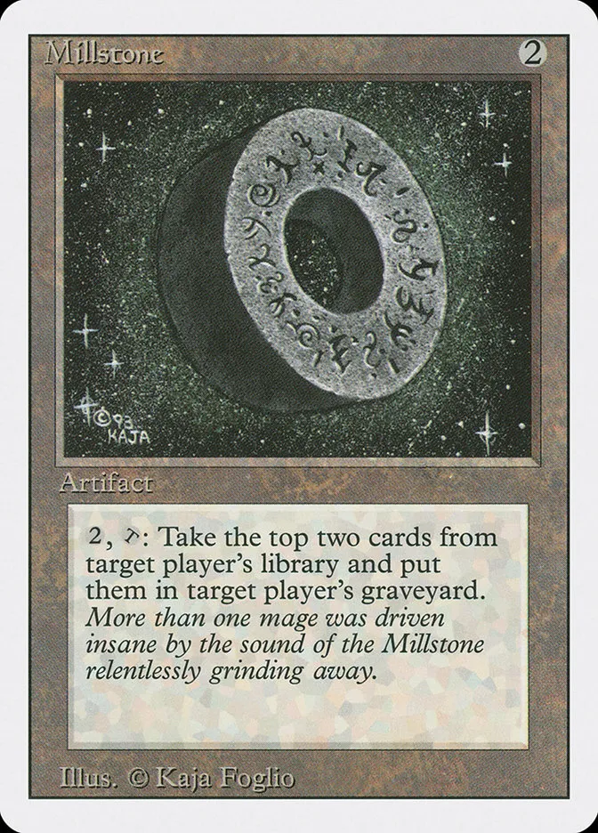 1994 Revised Edition Millstone rare #265 rare card image