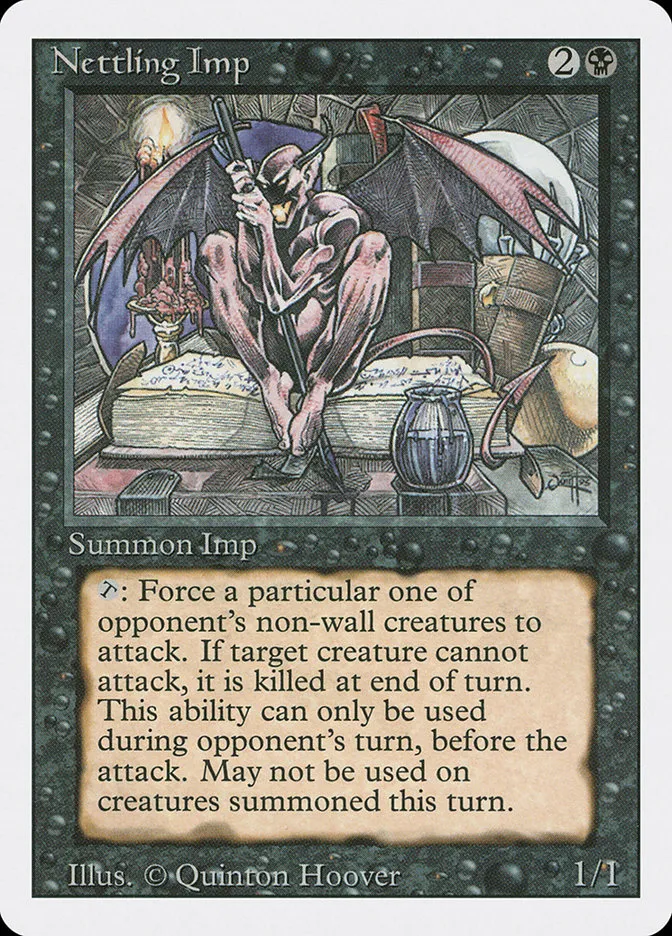 1994 Revised Edition Nettling Imp #119 uncommon card image