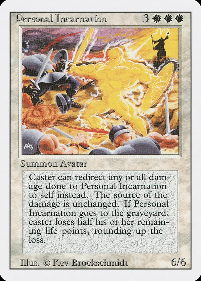 1994 Revised Edition Personal Incarnation #31 rare card image