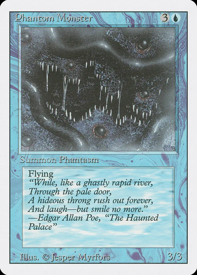 1994 Revised Edition Phantom Monster uncommon #71 uncommon card image