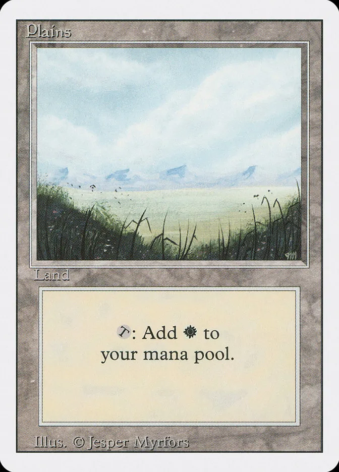 1994 Revised Edition Plains common #292 common card image