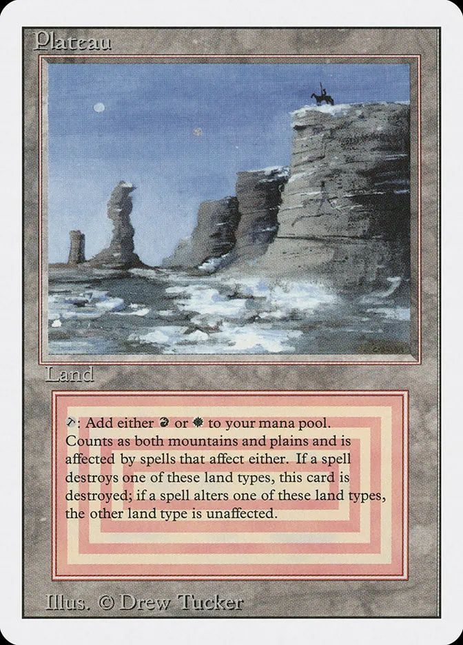 1994 Revised Edition Plateau rare #284 rare card image