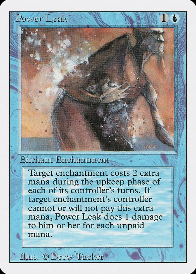 1994 Revised Edition Power Leak common #73 common card image