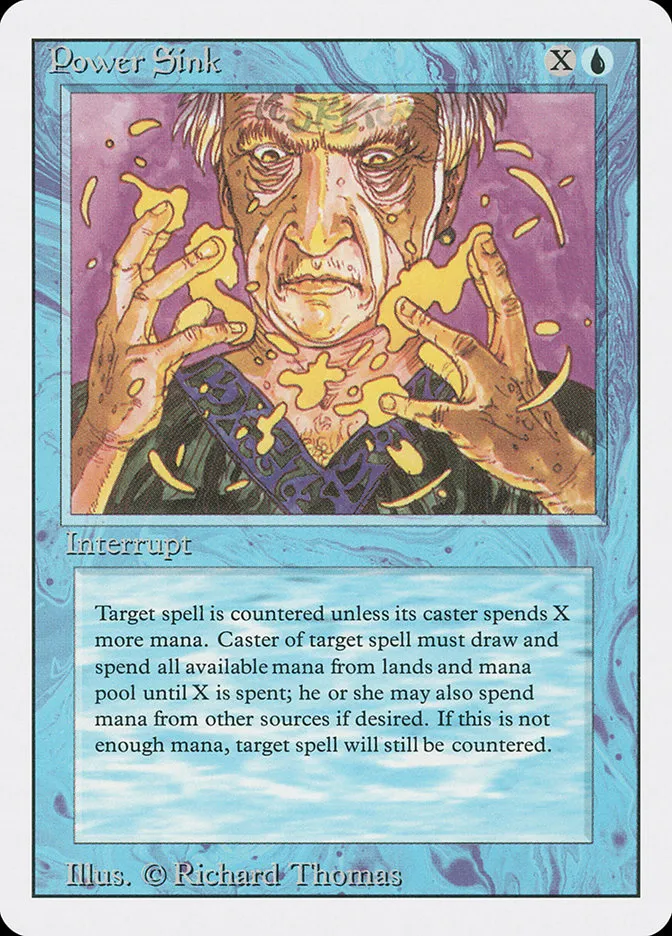 1994 Revised Edition Power Sink common #74 common card image