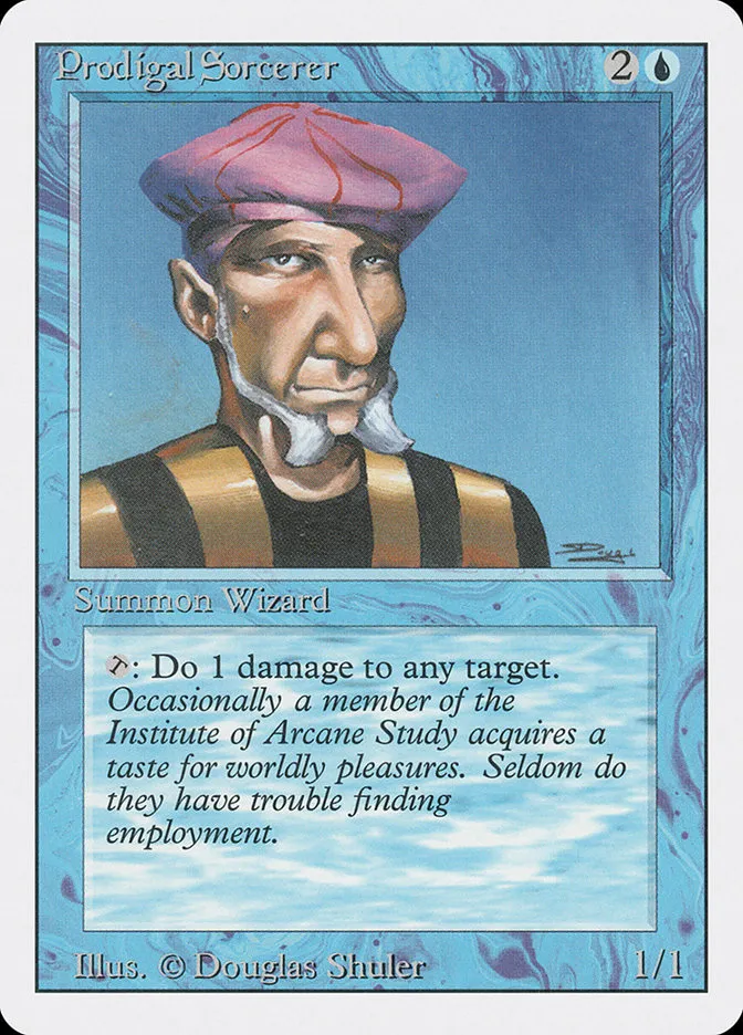 1994 Revised Edition Prodigal Sorcerer common #75 common card image