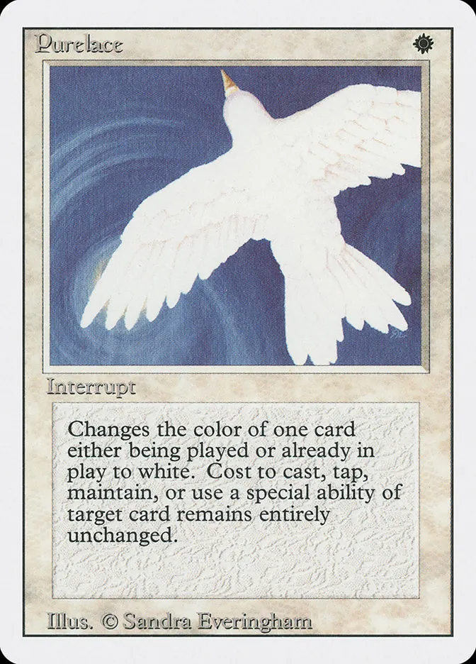 1994 Revised Edition Purelace rare #32 rare card image