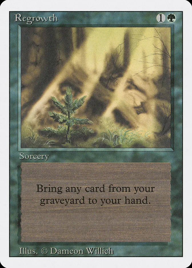 1994 Revised Edition Regrowth uncommon #214 uncommon card image