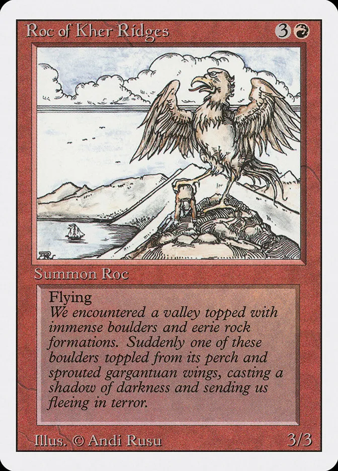 1994 Revised Edition Roc of Kher Ridges #172 rare card image