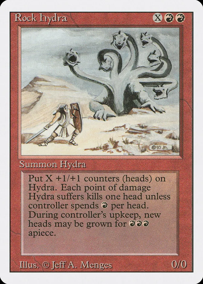 1994 Revised Edition Rock Hydra rare #173 rare card image