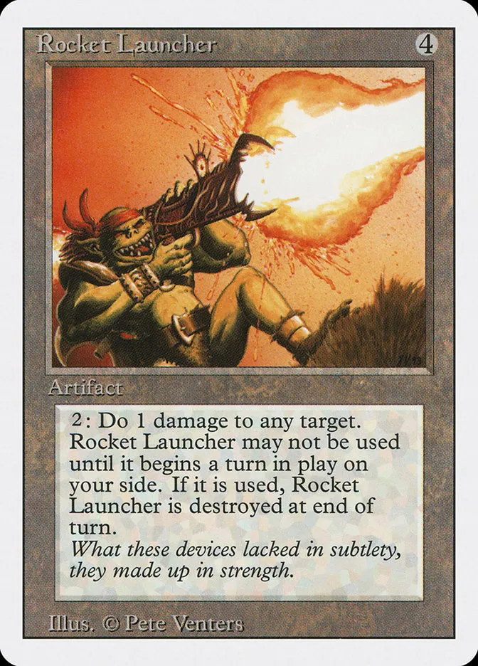1994 Revised Edition Rocket Launcher rare #272 rare card image