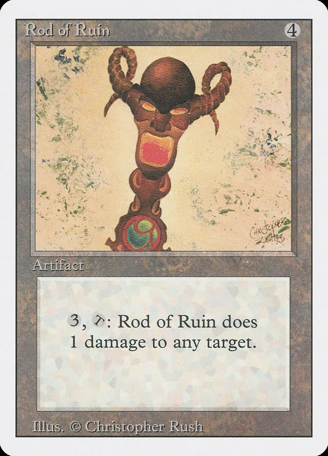 1994 Revised Edition Rod of Ruin uncommon #273 uncommon card image