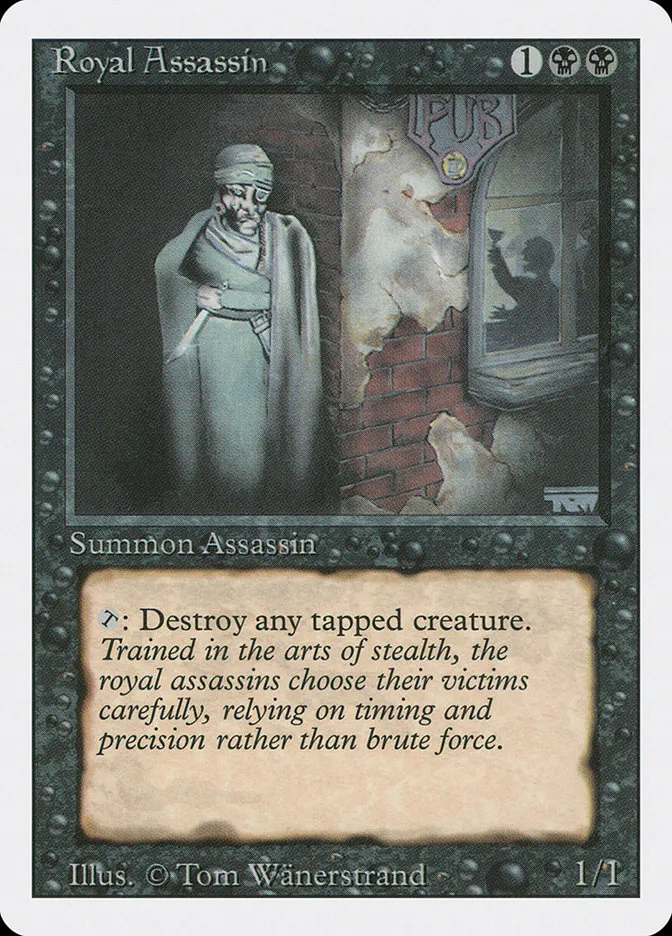 1994 Revised Edition Royal Assassin rare #125 rare card image