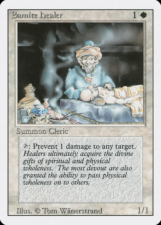 1994 Revised Edition Samite Healer common #38 common card image
