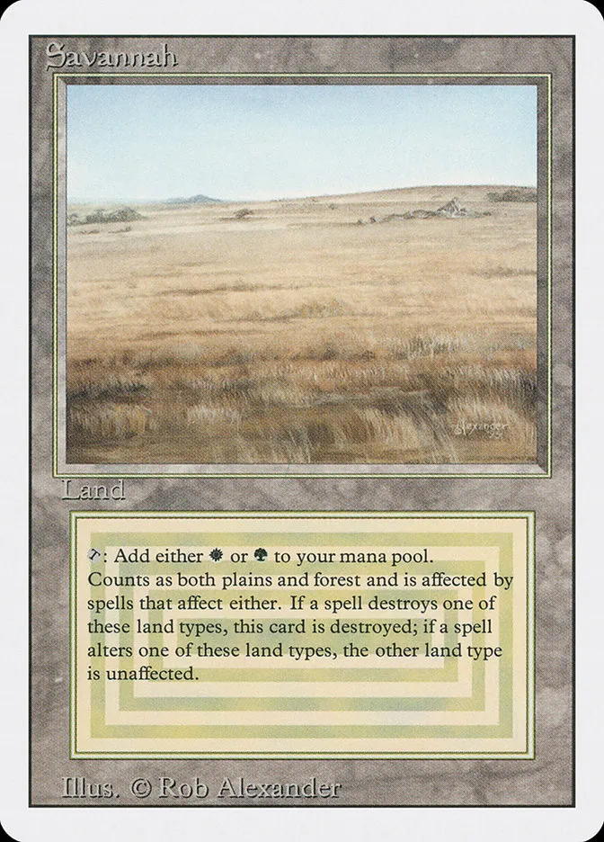 1994 Revised Edition Savannah #285 rare card image