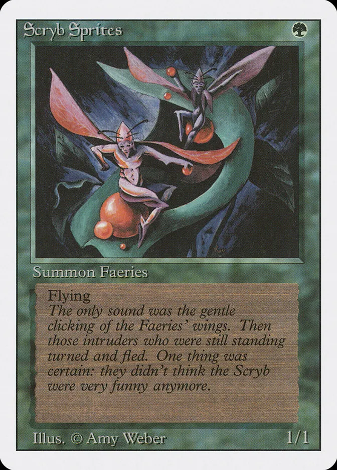 1994 Revised Edition Scryb Sprites common #215 common card image