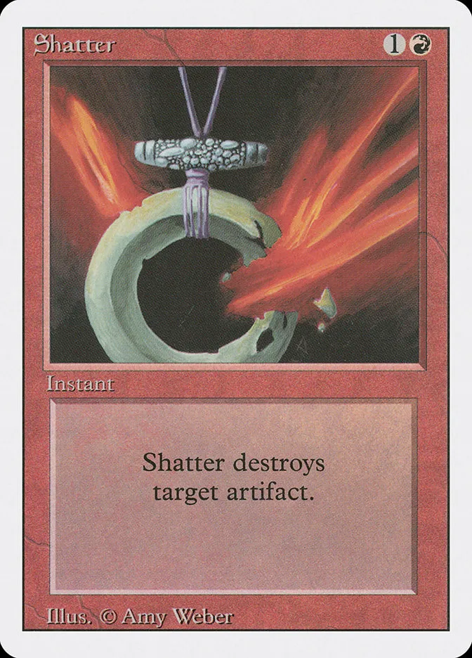 1994 Revised Edition Shatter common #175 common card image