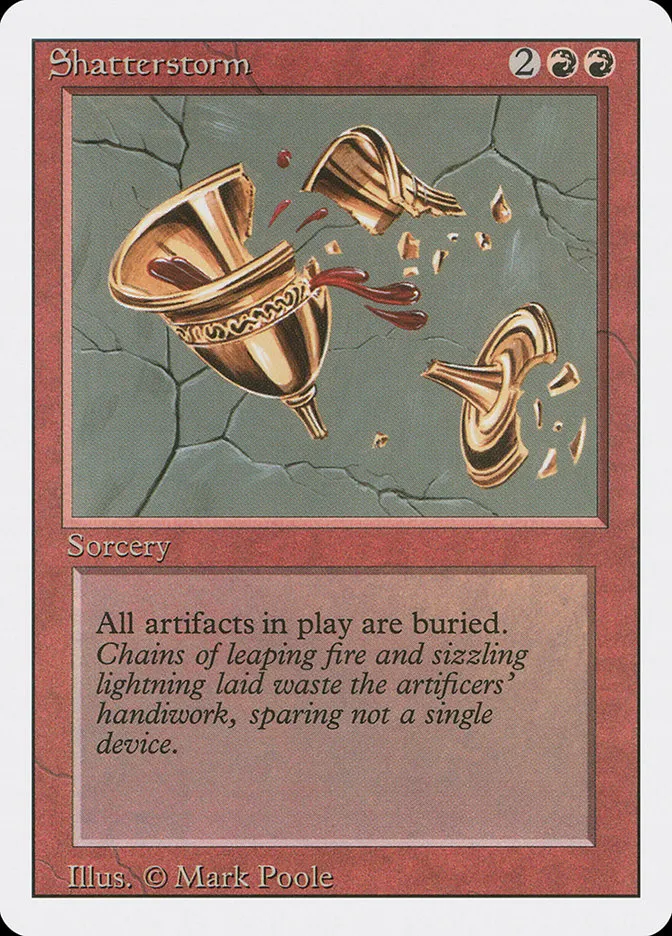 1994 Revised Edition Shatterstorm #176 uncommon card image