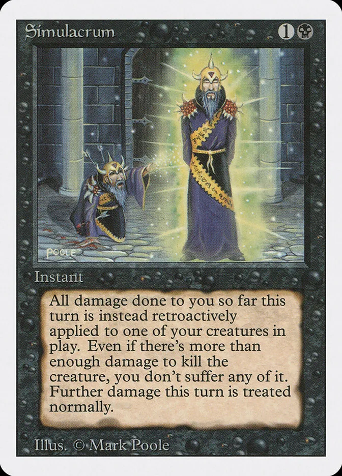 1994 Revised Edition Simulacrum uncommon #130 uncommon card image