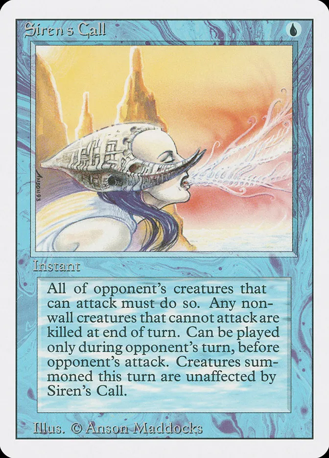 1994 Revised Edition Siren's Call uncommon #80 uncommon card image