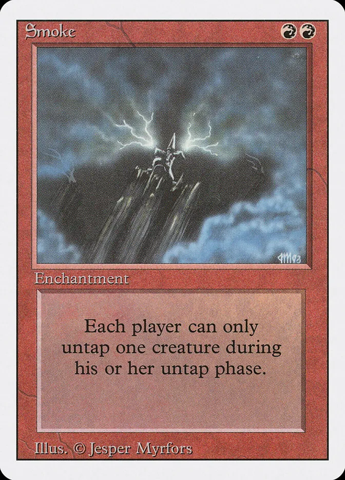 1994 Revised Edition Smoke rare #178 rare card image