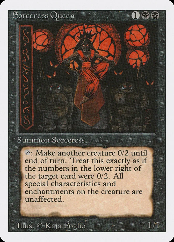 1994 Revised Edition Sorceress Queen rare #131 rare card image