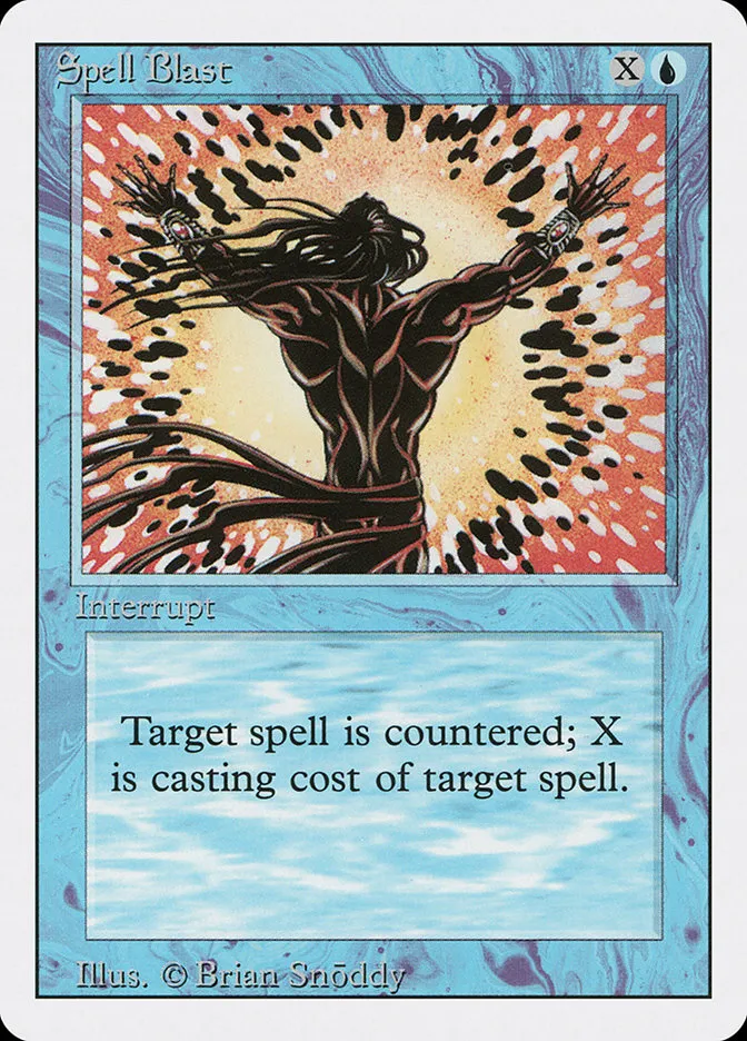1994 Revised Edition Spell Blast common #82 common card image