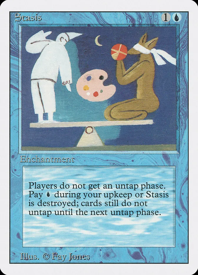 1994 Revised Edition Stasis rare #83 rare card image