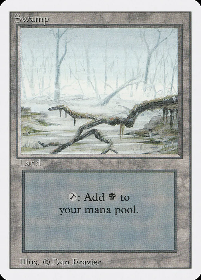 1994 Revised Edition Swamp common #298 common card image