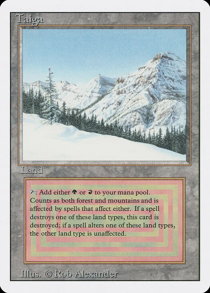 1994 Revised Edition Taiga rare #287 rare card image