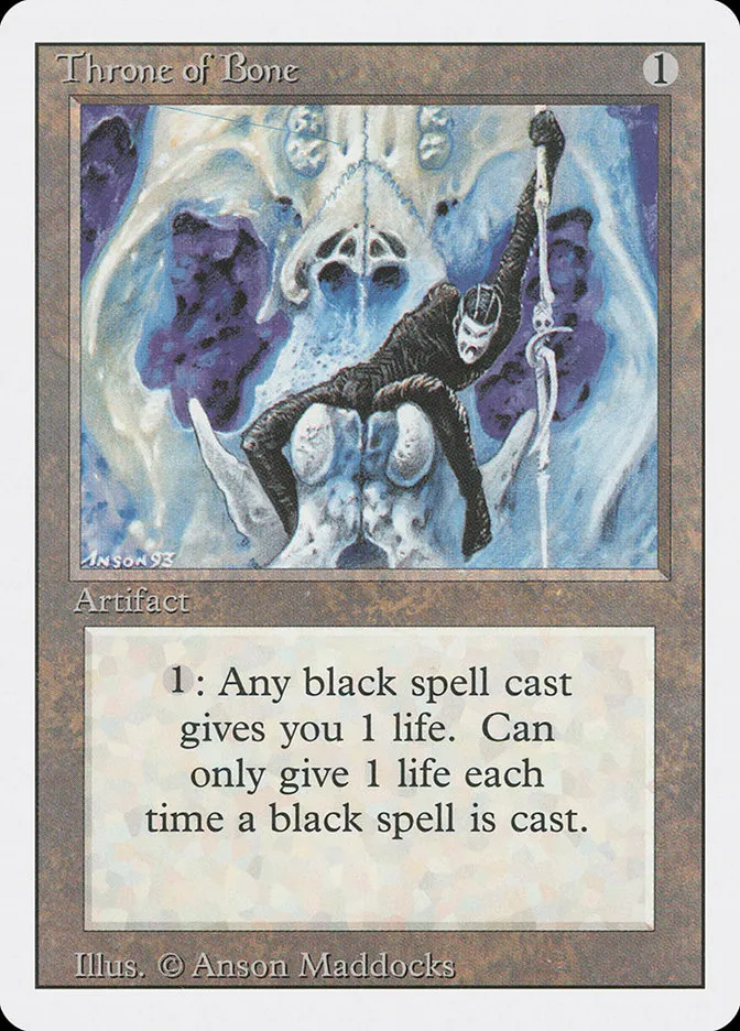 1994 Revised Edition Throne of Bone uncommon #279 uncommon card image