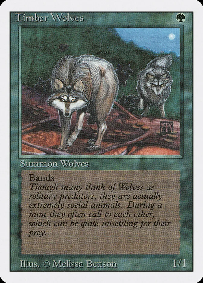 1994 Revised Edition Timber Wolves rare #219 rare card image